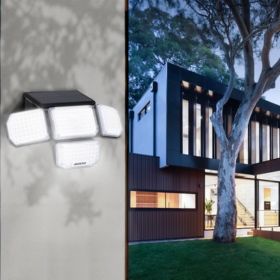 Foco Solar Led Exterior con Sensor de Movimiento